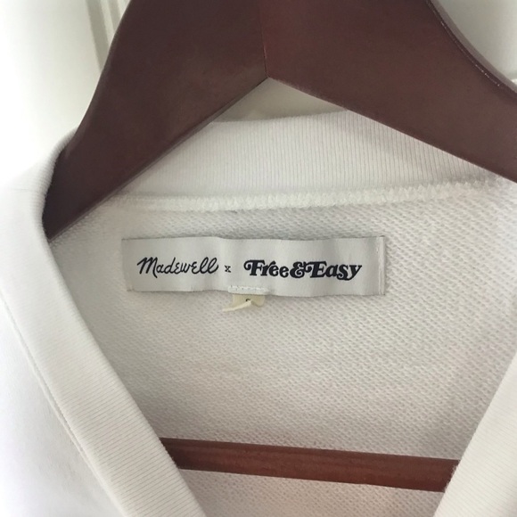 Madewell x Free & Easy® Rainbow Graphic Crewneck Sweatshirt Size Small. - Picture 7 of 11